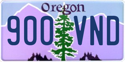 OR license plate 900VND