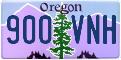 OR license plate 900VNH