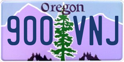 OR license plate 900VNJ