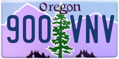 OR license plate 900VNV