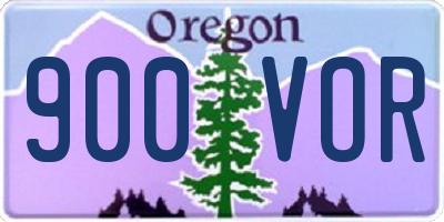 OR license plate 900VOR