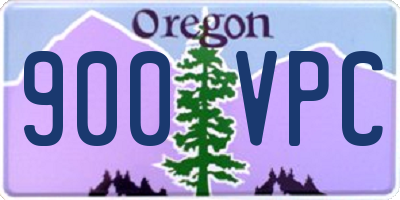 OR license plate 900VPC