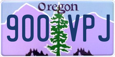 OR license plate 900VPJ