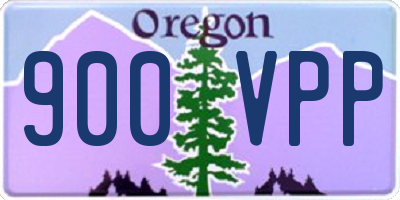 OR license plate 900VPP