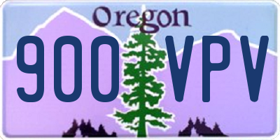 OR license plate 900VPV