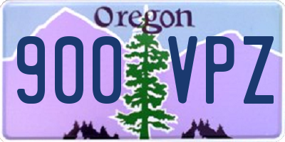 OR license plate 900VPZ