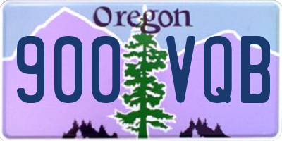 OR license plate 900VQB