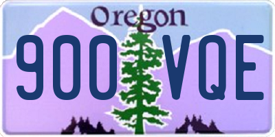 OR license plate 900VQE