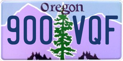 OR license plate 900VQF