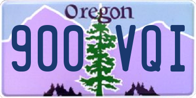 OR license plate 900VQI