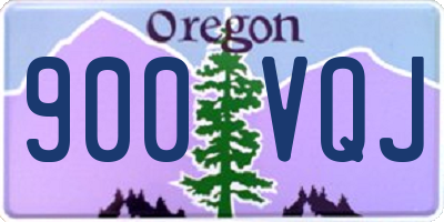 OR license plate 900VQJ