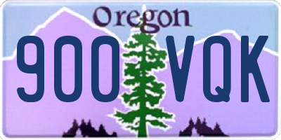 OR license plate 900VQK