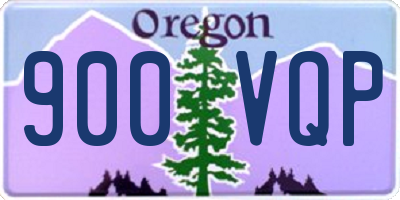 OR license plate 900VQP