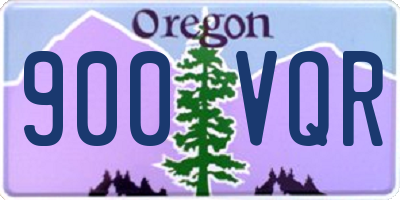 OR license plate 900VQR