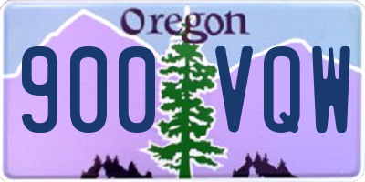 OR license plate 900VQW
