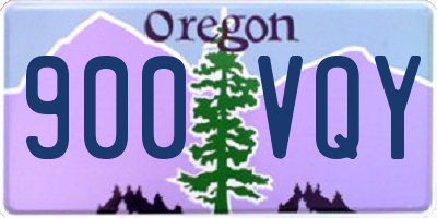 OR license plate 900VQY