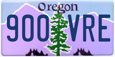 OR license plate 900VRE