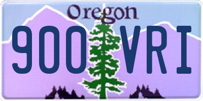 OR license plate 900VRI