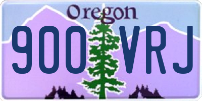 OR license plate 900VRJ