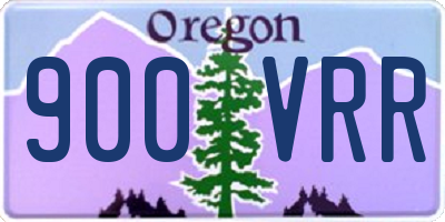 OR license plate 900VRR