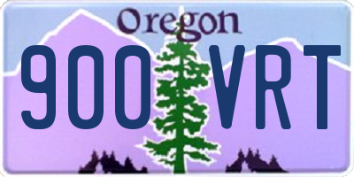 OR license plate 900VRT