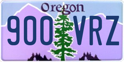 OR license plate 900VRZ