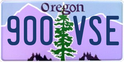 OR license plate 900VSE