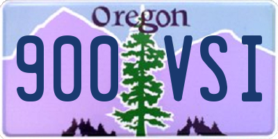 OR license plate 900VSI