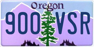 OR license plate 900VSR