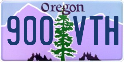 OR license plate 900VTH