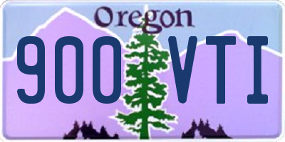 OR license plate 900VTI