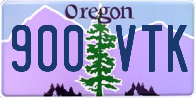 OR license plate 900VTK