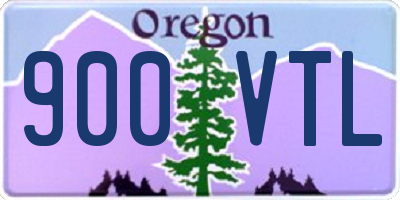 OR license plate 900VTL