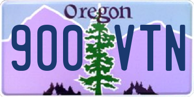 OR license plate 900VTN