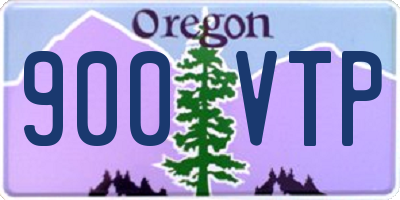 OR license plate 900VTP