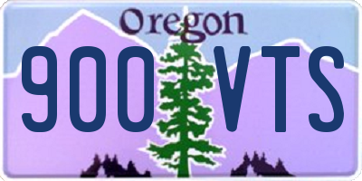 OR license plate 900VTS