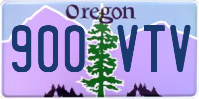 OR license plate 900VTV