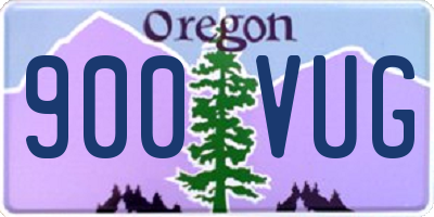 OR license plate 900VUG