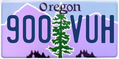 OR license plate 900VUH