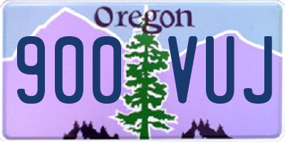 OR license plate 900VUJ