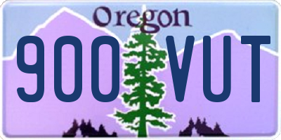 OR license plate 900VUT