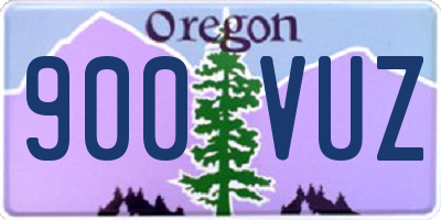 OR license plate 900VUZ