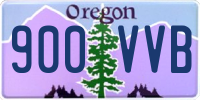 OR license plate 900VVB