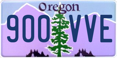 OR license plate 900VVE
