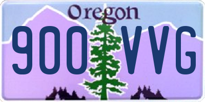 OR license plate 900VVG