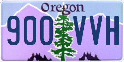 OR license plate 900VVH