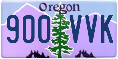 OR license plate 900VVK