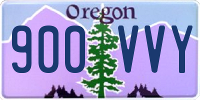OR license plate 900VVY