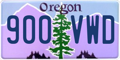 OR license plate 900VWD