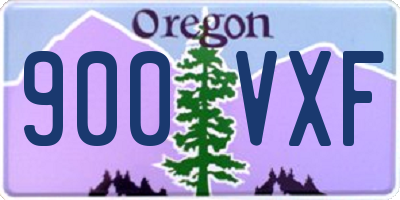 OR license plate 900VXF